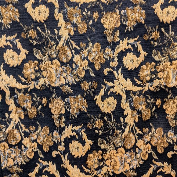 Black Gold High-Waisted Pencil Skirt Canadian Designers Annie 50 XS - Picture 3 of 11